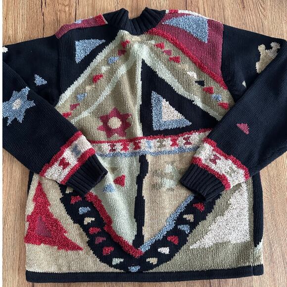 Coldwater Creek Vtg Chunky Cardigan Sweater Size Small - Picture 7 of 7